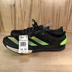 Adidas Adizero Ambition Athletic Black Green Track Spikes GY8401 Men's Size 12